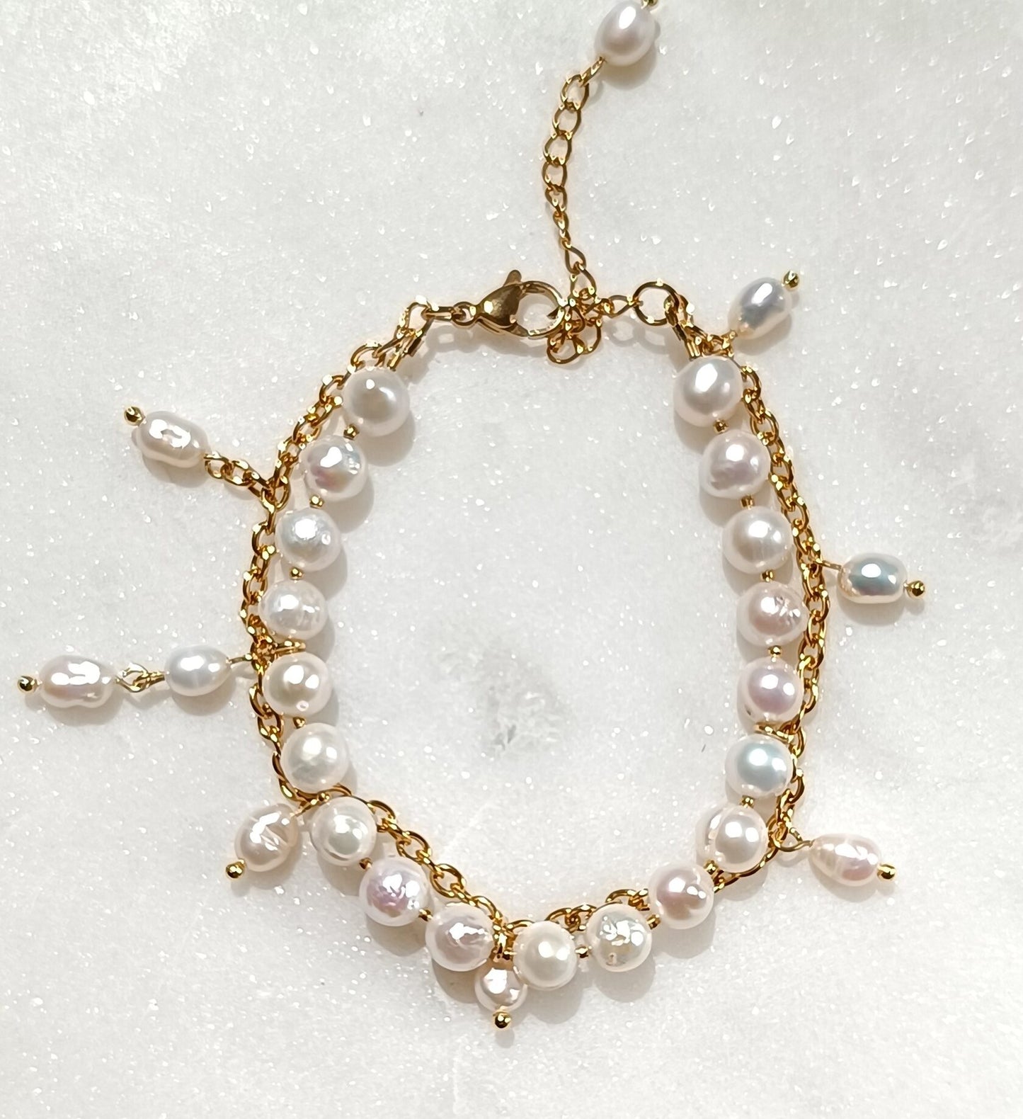 Pearl Cascade Bracelet