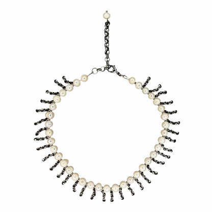 Pearl Fringe Choker