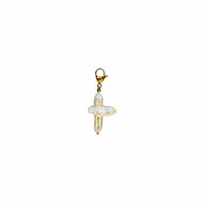 Pearl Cross Gold