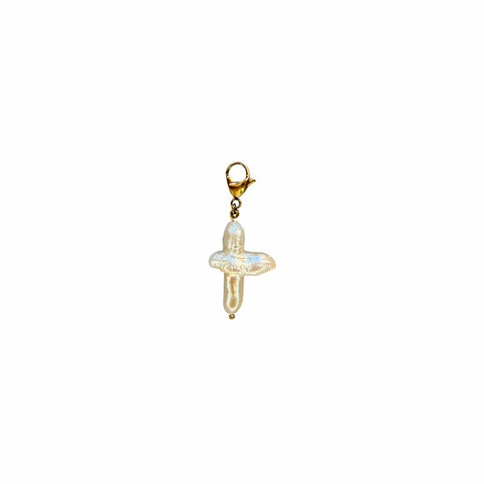 Pearl Cross Gold