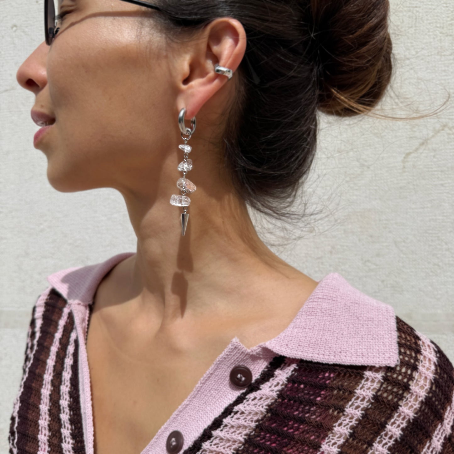 Pendant Rock Crystal With Spike