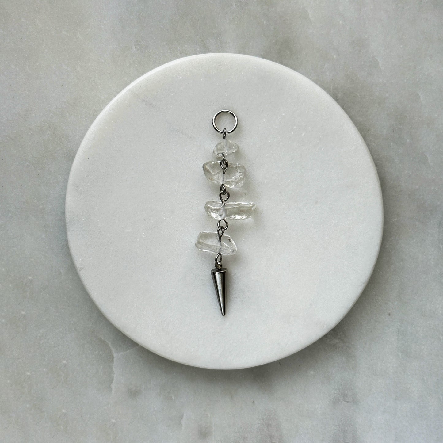 Pendant Rock Crystal With Spike