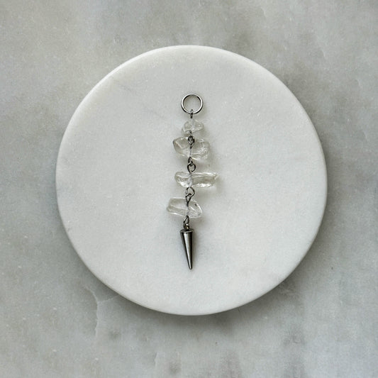 Pendant Rock Crystal With Spike