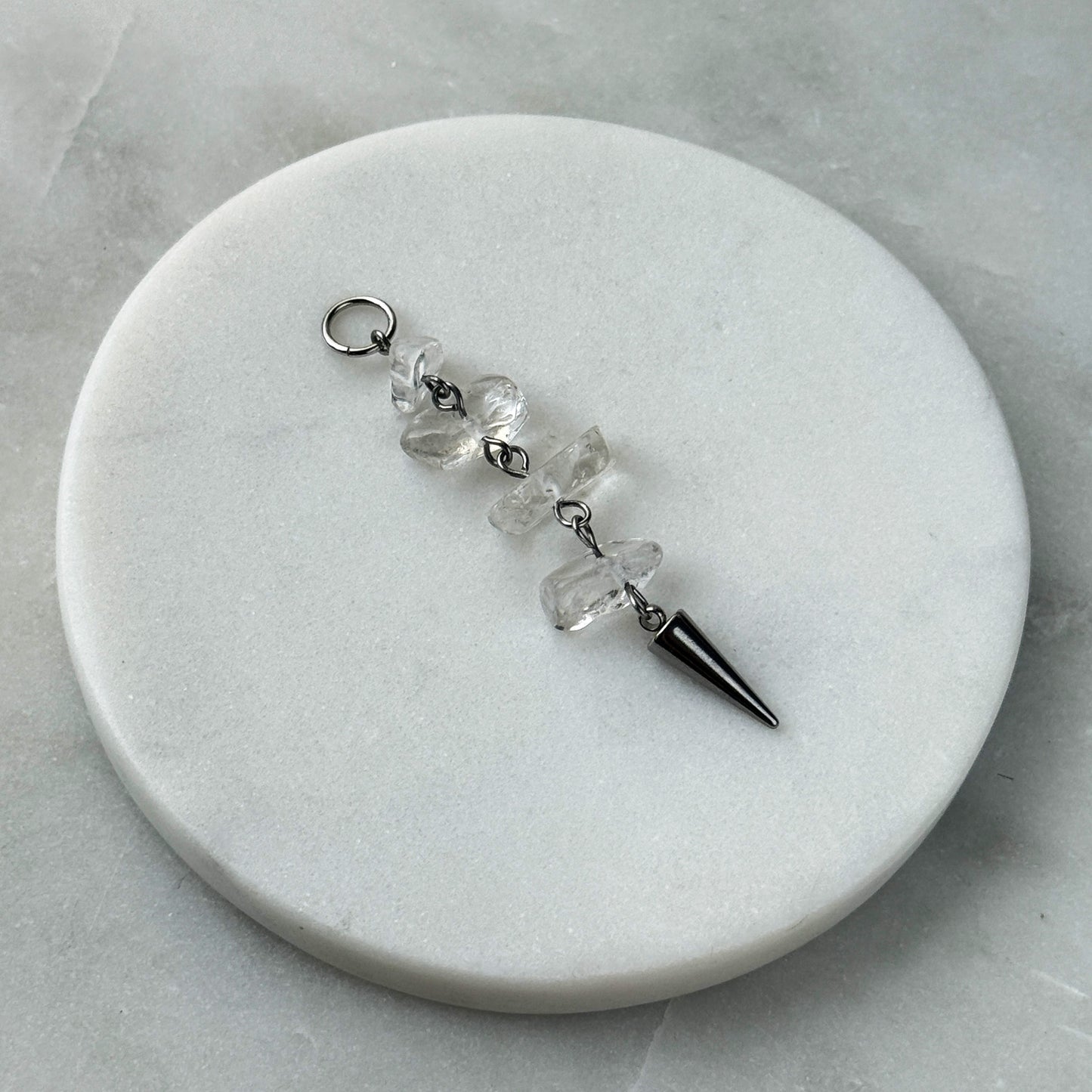 Pendant Rock Crystal With Spike