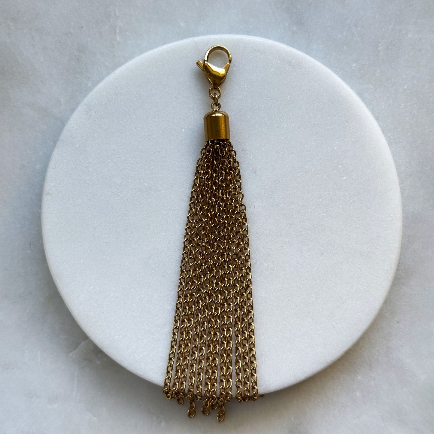 Gold Pendant Fringe