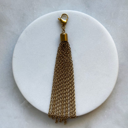 Gold Pendant Fringe