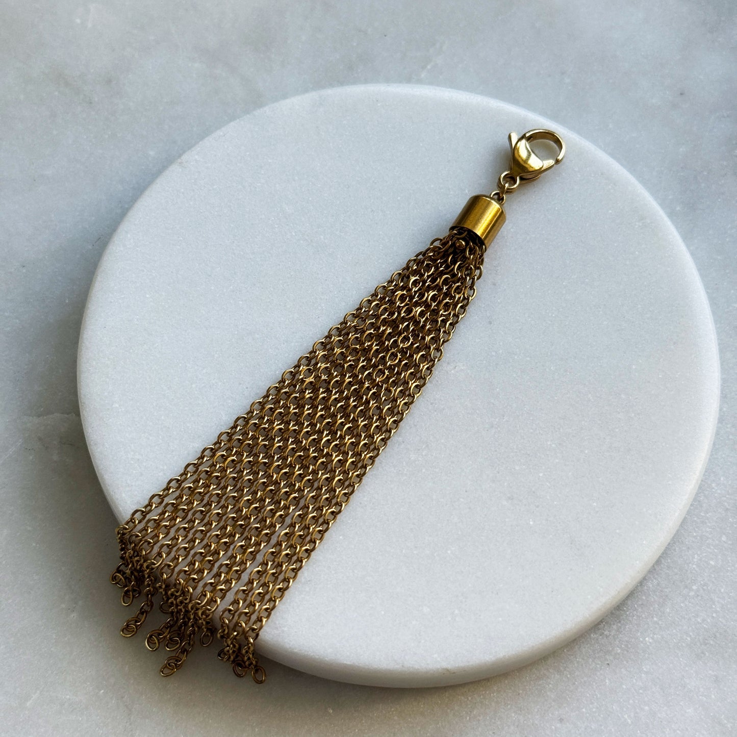Gold Pendant Fringe