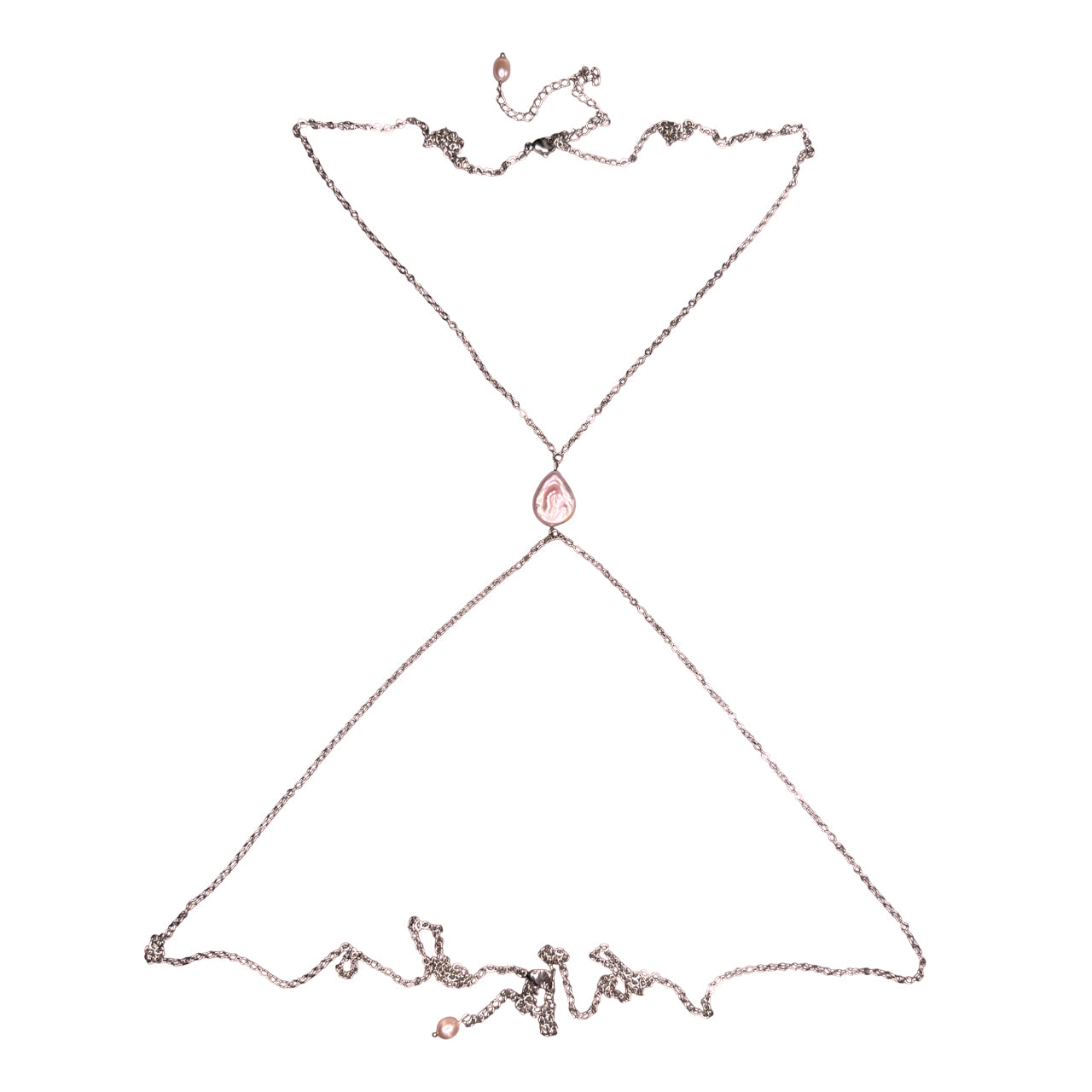 Pink Pearl Body Chain