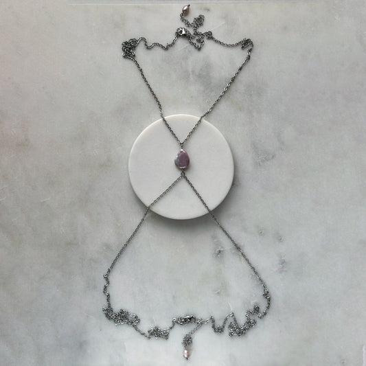 Pink Pearl Body Chain