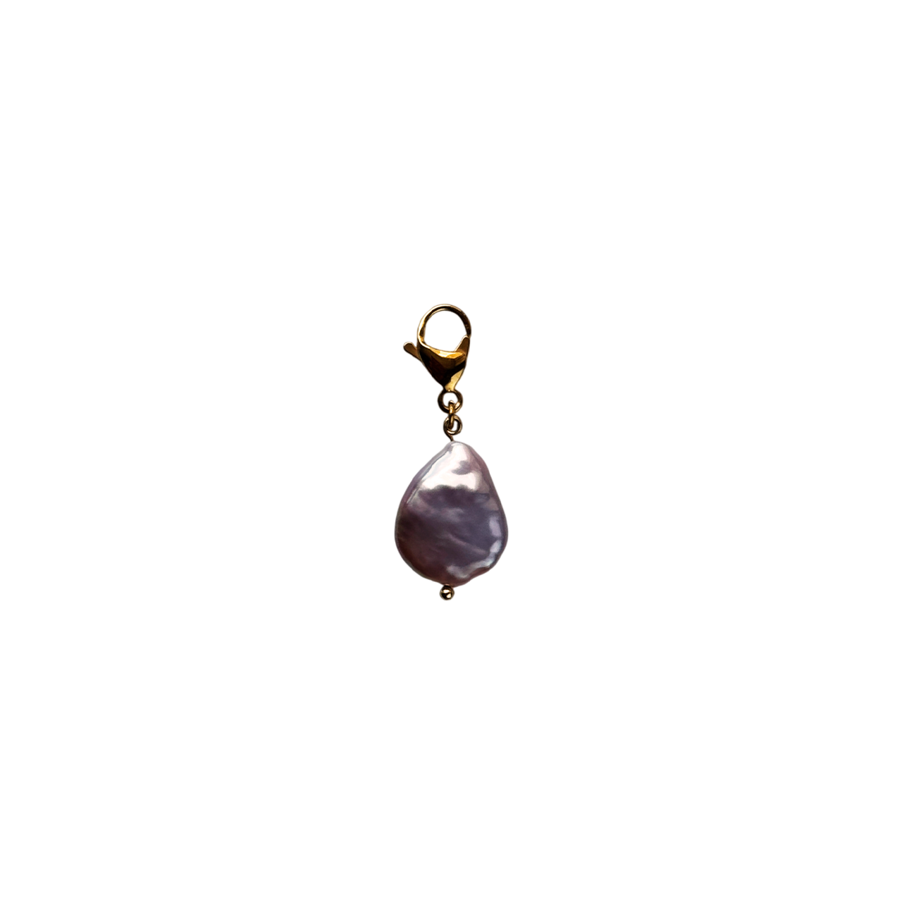 Pink Pearl Silver Carabiner
