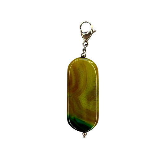 Rectangular Green Agate
