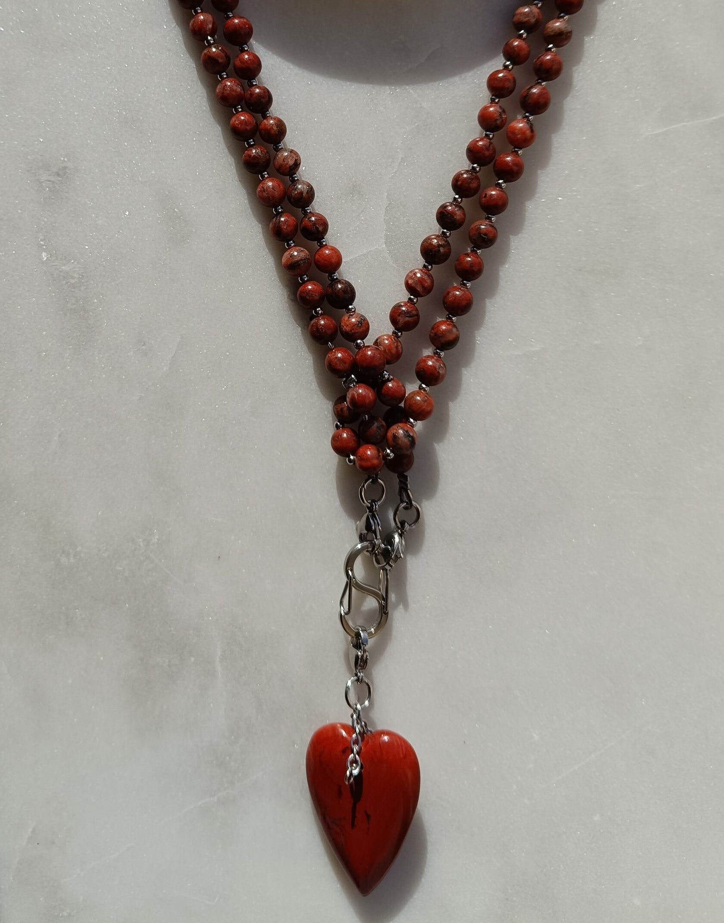 Red Jasper Transformer Necklace