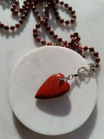 Red Jasper Transformer Necklace