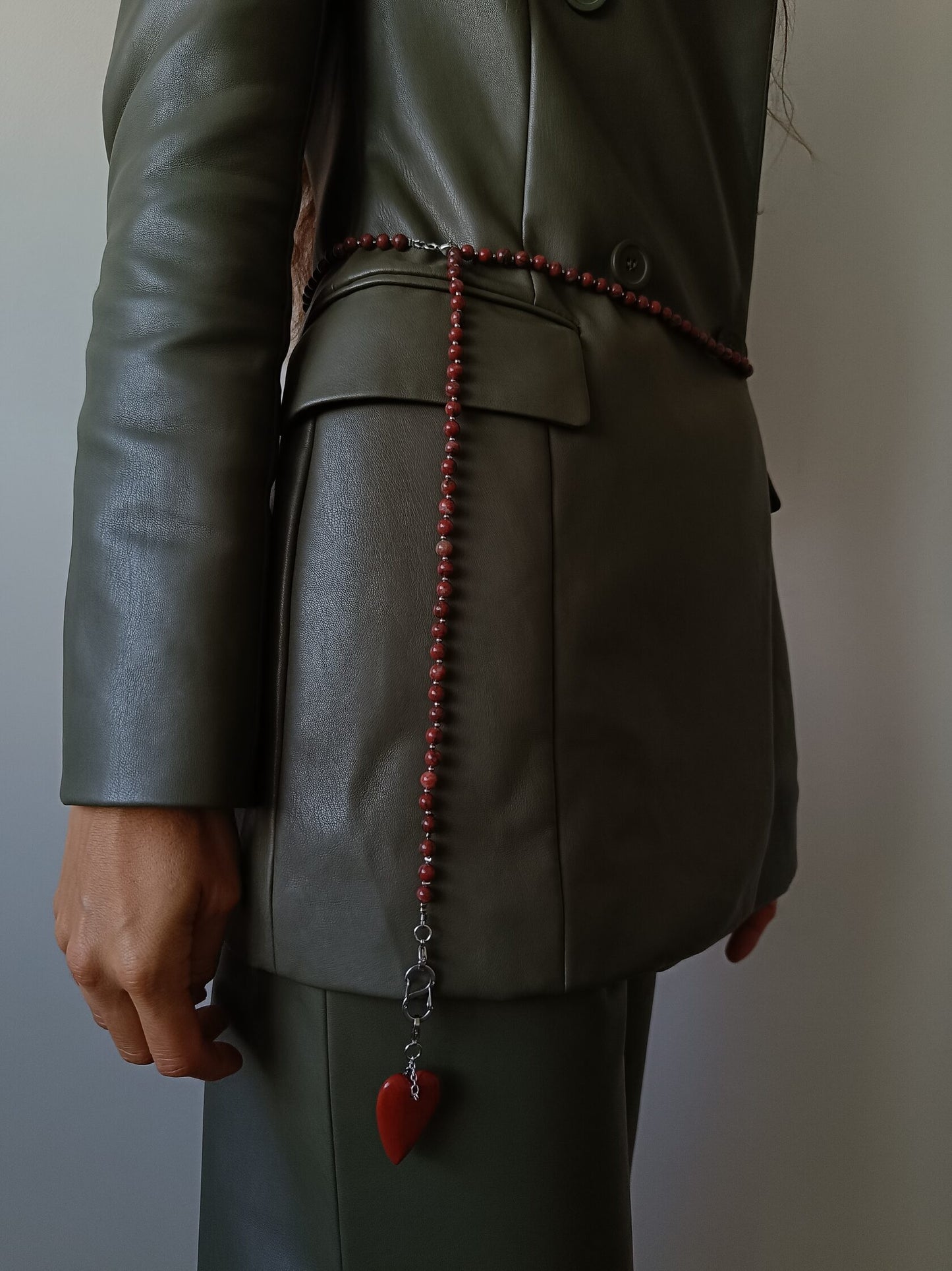 Red Jasper Transformer Necklace