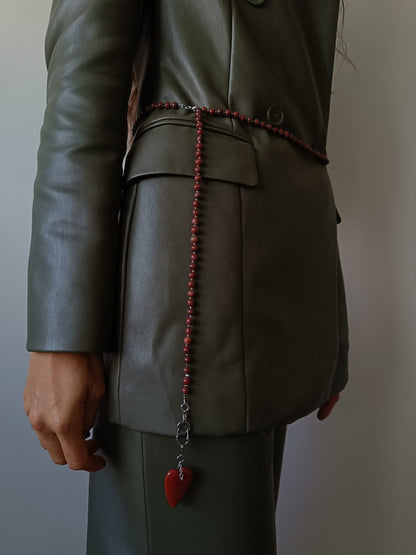 Red Jasper Transformer Necklace