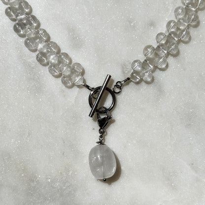Rhinestone Choker with Removable Pendant