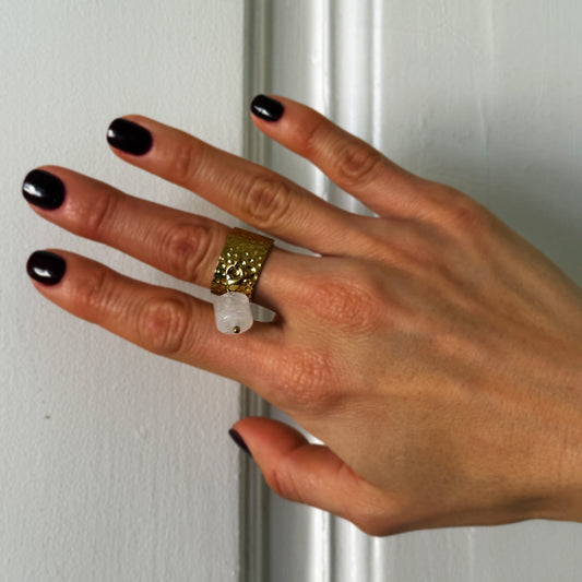 Ring Base For Transformers - Gold with Dots