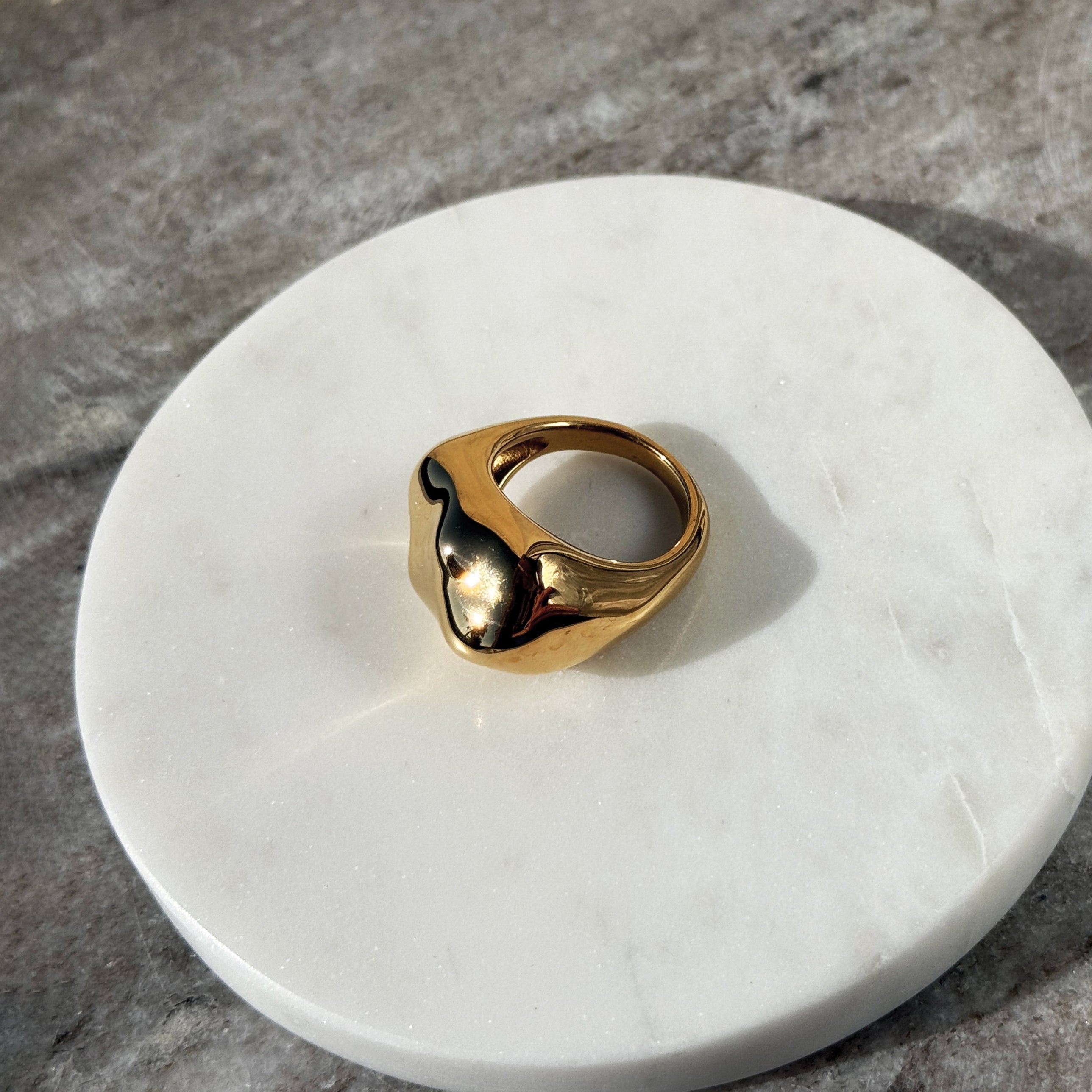 Ring Nugget | Steel Nugget Design Ring | Transformer Jewelry ...
