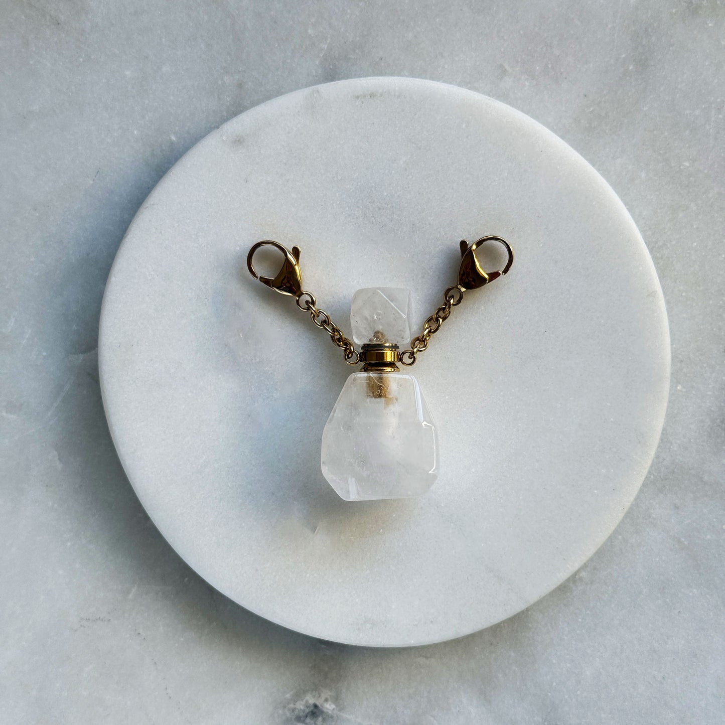 Rock Crystal Bottle Pendant