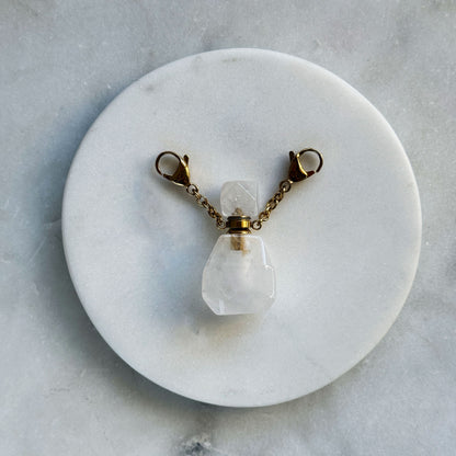 Rock Crystal Bottle Pendant