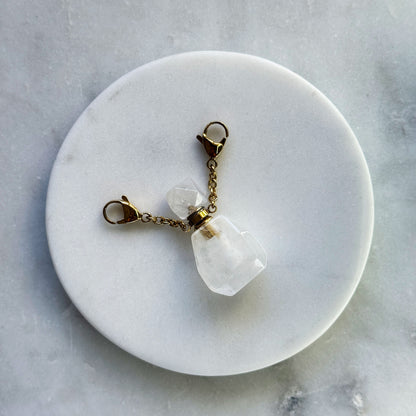 Rock Crystal Bottle Pendant