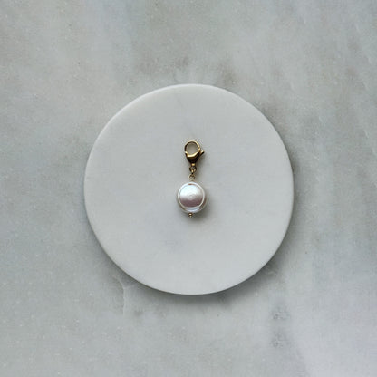 Round Pearl Gold Carabiner