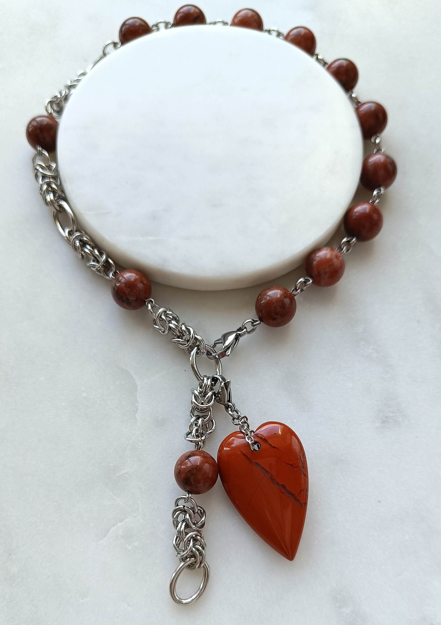 Scarlet Heart Transformer Necklace
