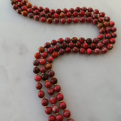 Scarlet Jasper Choker