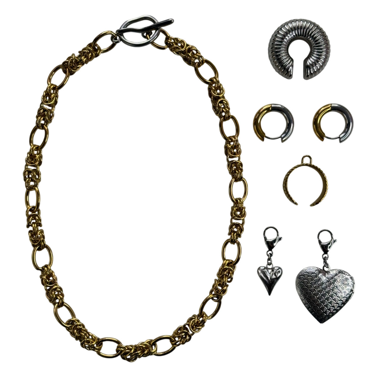 Set - A Medallion In Silver