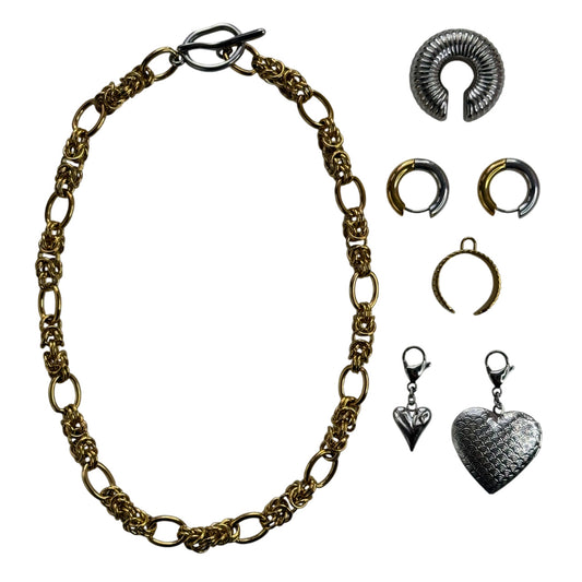 Set - A Medallion In Silver