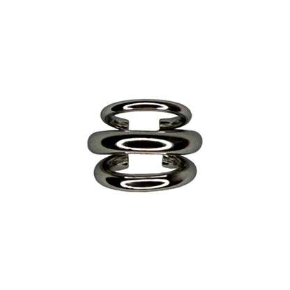 Silver Cuff Three Rings