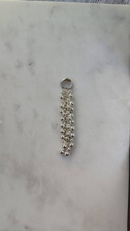 Silver Rain Charm