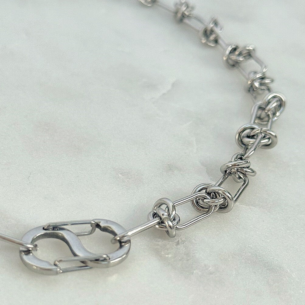 Sleek Nautical Steel Necklace