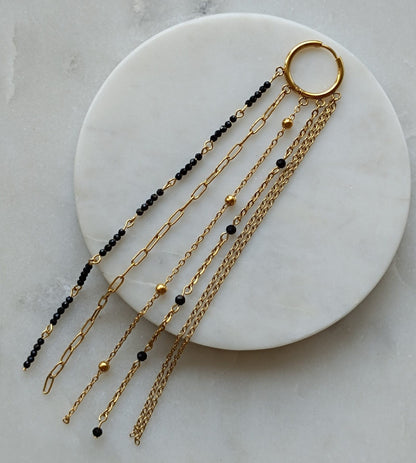 Spinel Tassel Earring