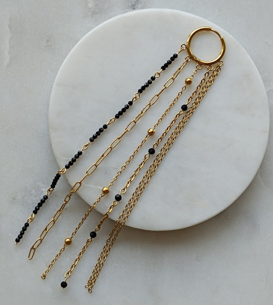 Spinel Tassel Earring