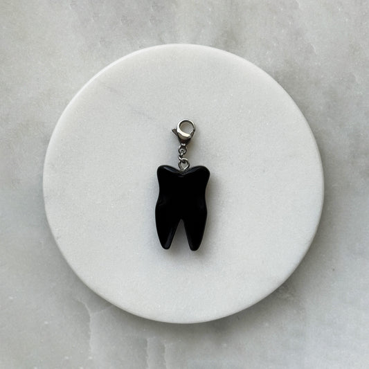 Tooth Black Agate