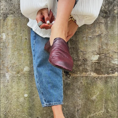 Gold Spiked Pendant Anklets