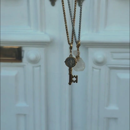 St. Benedict Key Pendant