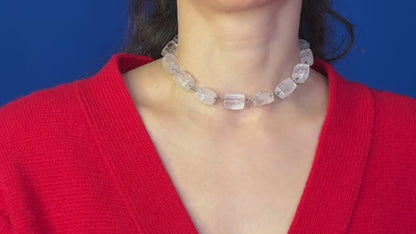 Large Rock Crystal Necklace