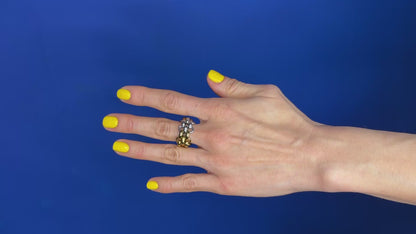 Mixed Metal Chain Ring