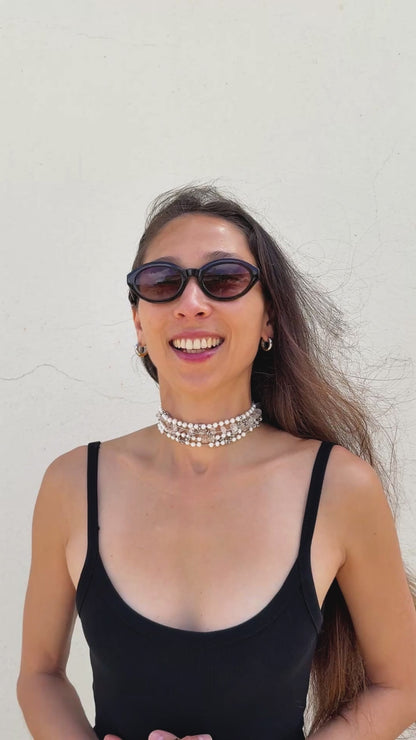 Pearl and Rock Crystal Choker