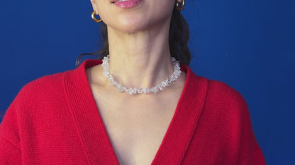 Choker From Rock Crystal
